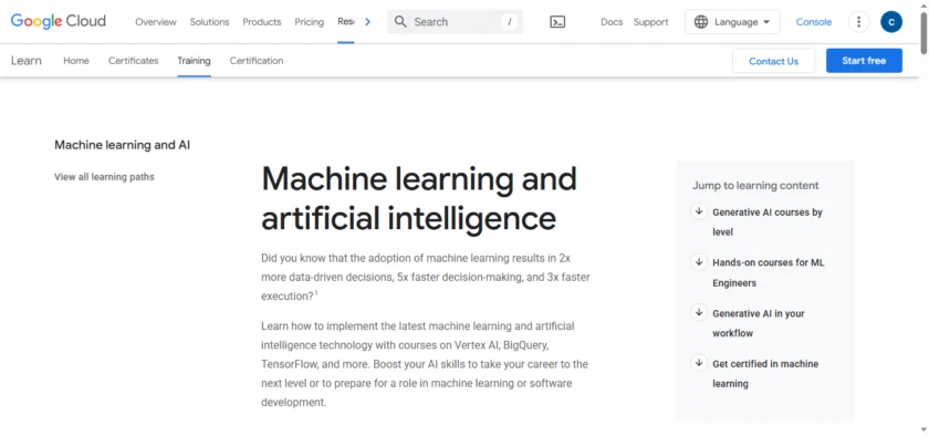 google-ai-learning