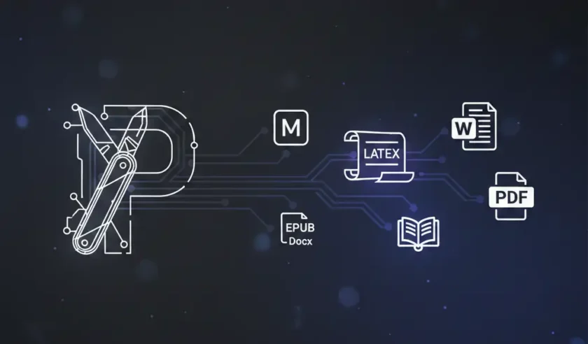 拒绝手动排版！Pandoc + Markdown：AI时代全自动写作方案