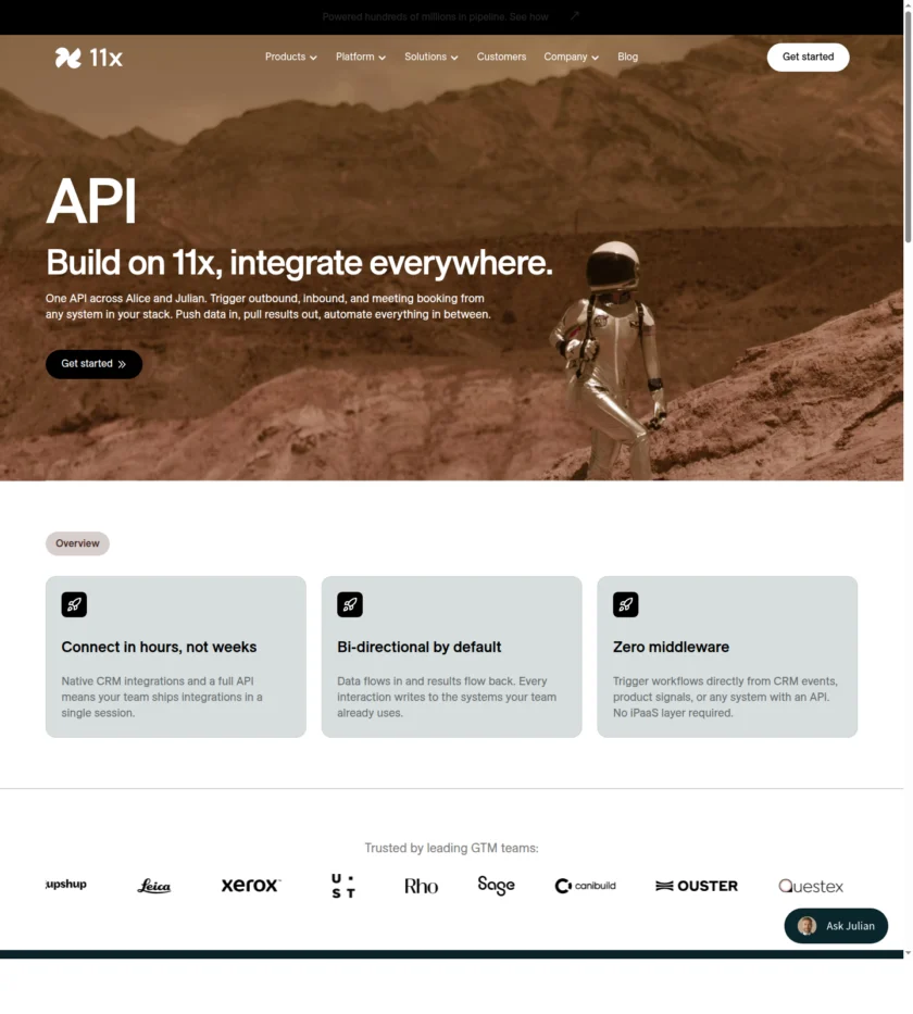 11x.ai 使用文档截图