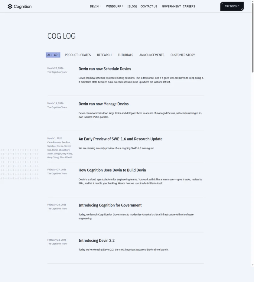 Cognition Blog 截图