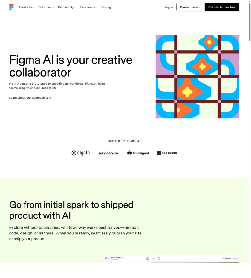 Figma AI 页面截图