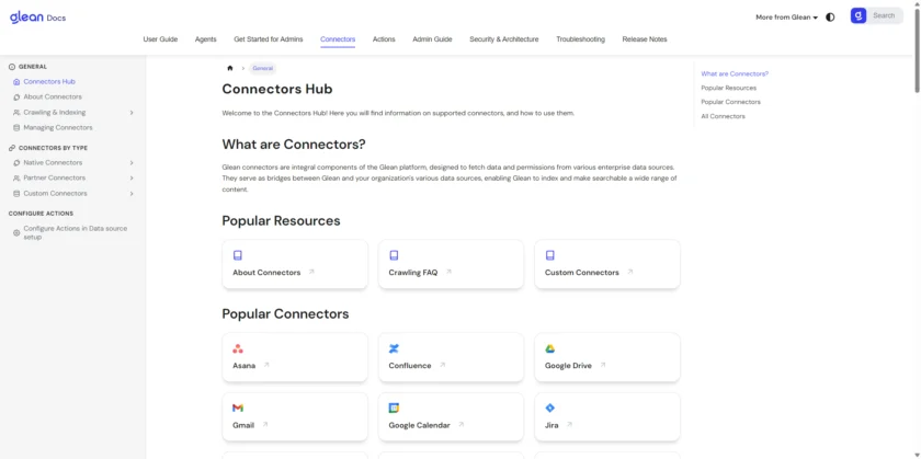 Glean Assistant 或 Glean Chat 相关页面截图