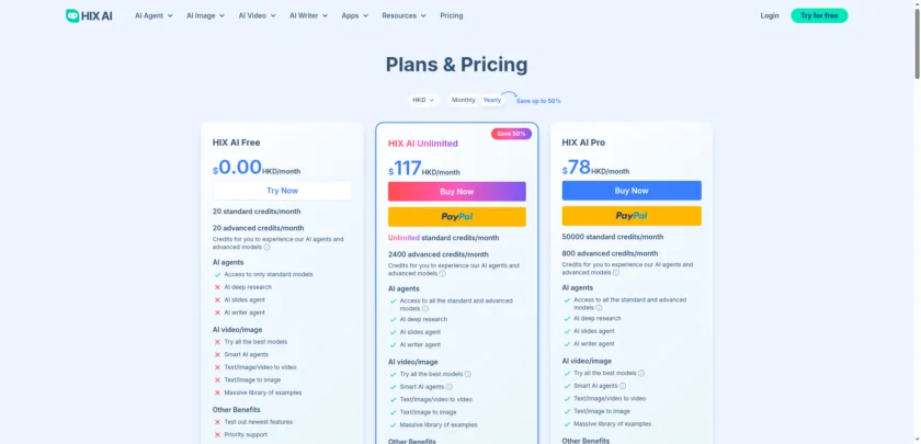 Plans & Pricing