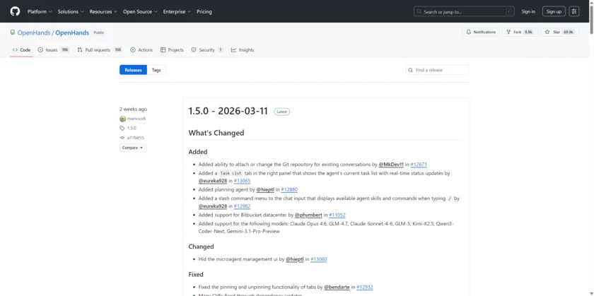 OpenHands 官方功能或产品页面