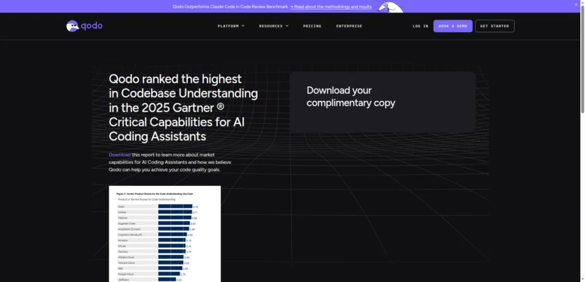 Gartner® Critical Capabilities for AI Coding Assistants report
