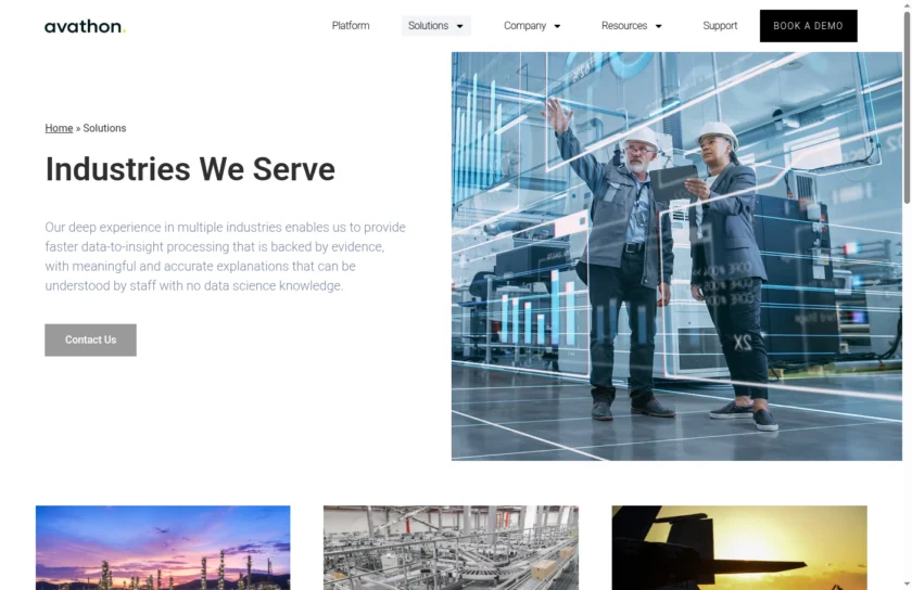 SparkCognition 平台能力介绍页面