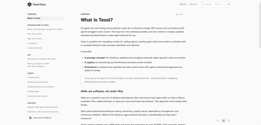 What is Tessl?