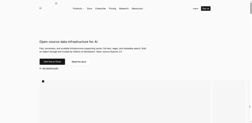 Chroma 官网首页截图