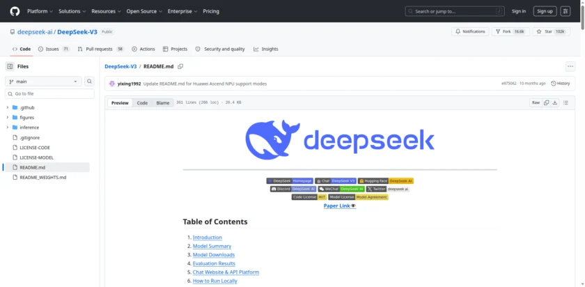 DeepSeek-V3/README.md at main · deepseek-ai/DeepSeek-V3 · GitHub