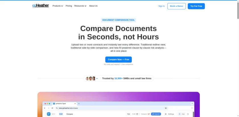 goheather - Compare Documents