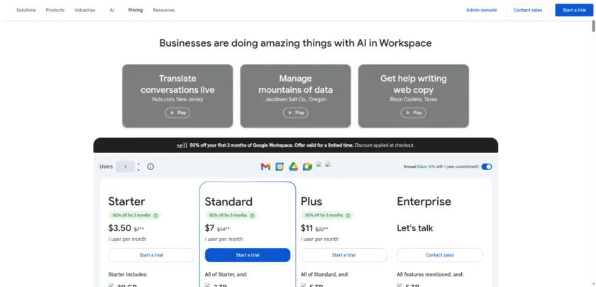 Compare Flexible Pricing Plan Options