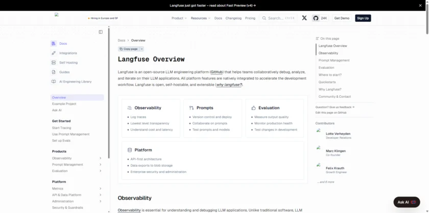 langfuse - Overview