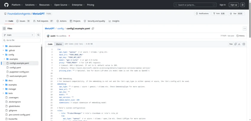 MetaGPT/config/config2.example.yaml at main · FoundationAgents/MetaGPT · GitHub