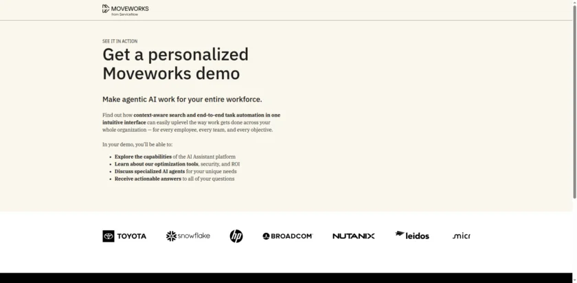 Get a Personalized Demo of Moveworks AI Assistant Platform
