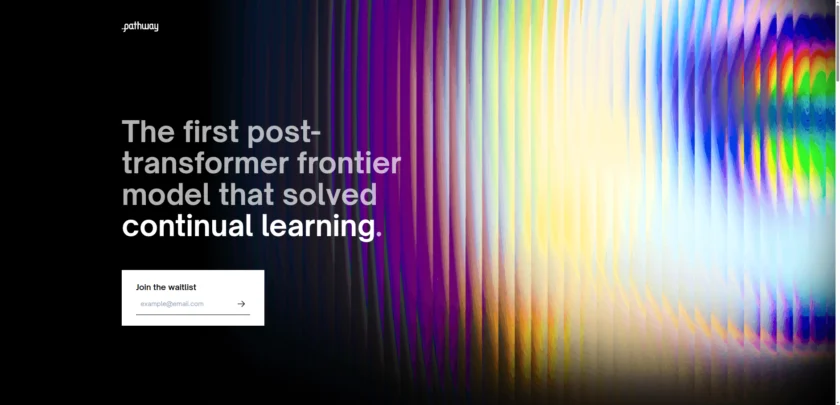 Pathway 官网首页截图