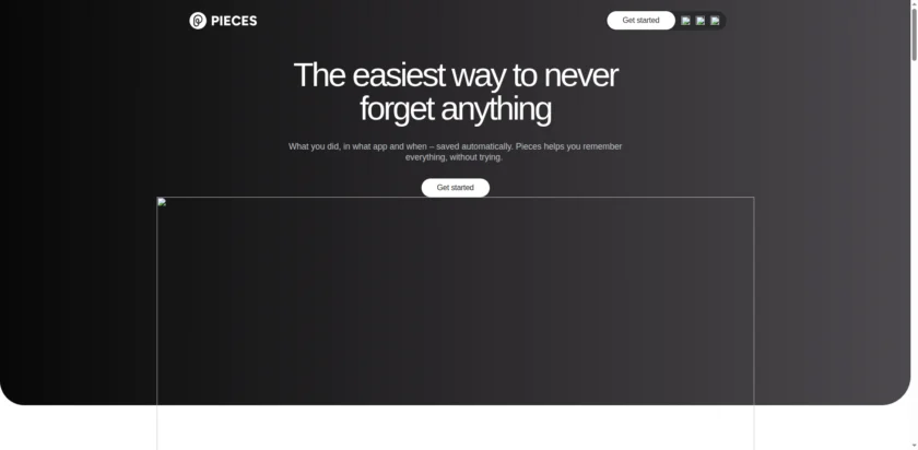 Pieces for Developers 官网首页截图