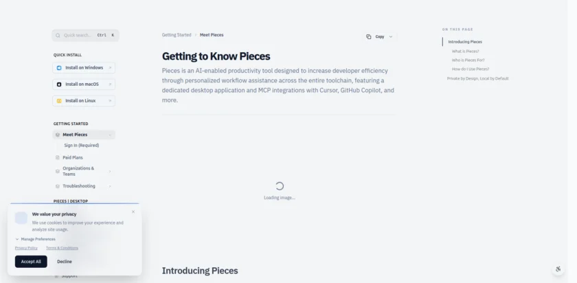 pieces-for-developers - Pieces Documentation
