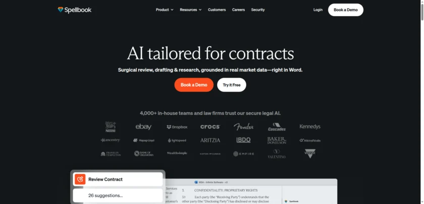 Spellbook 官网首页截图