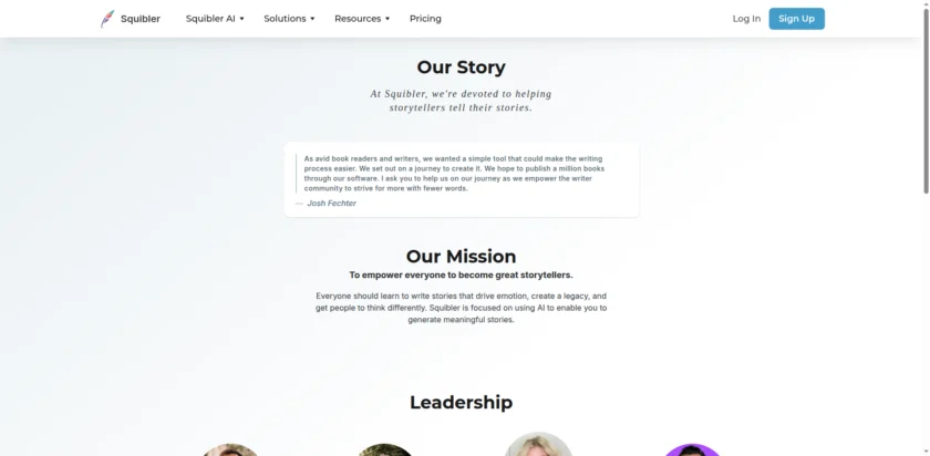 About our team and vision at Squibler AI