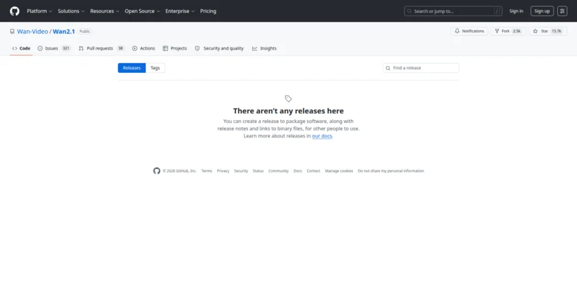 wan-video - Releases · Wan-Video/Wan2.1